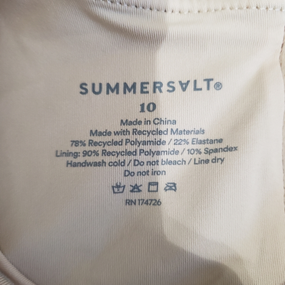 SOLD NWT Summersalt The Surf Swimsuit Amber and Sea Urchin Brown and Black 10 - Picture 5 of 8